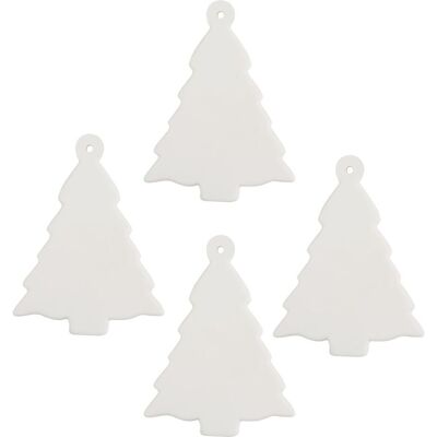 VBS Weihnachtsanhänger, Porzellan - Tannenbaum VBS Weihnachtsanhänger, Porzellan - Tannenbaum
