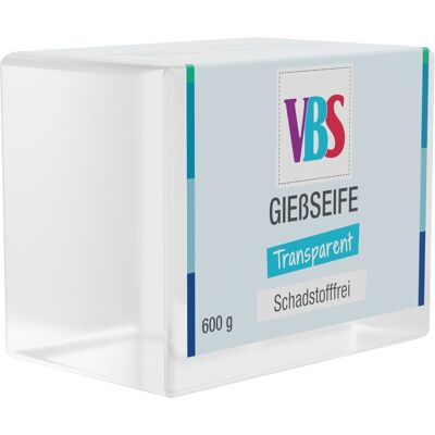 VBS Gießseife, transparent - 600 g VBS Gießseife, transparent - 600 g