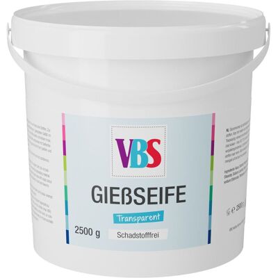 VBS Gießseife, transparent - 2.500 g VBS Gießseife, transparent - 2.500 g