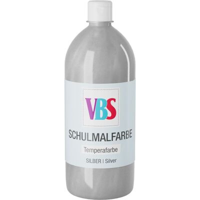 VBS Schulmalfarbe, 1000 ml - Silber VBS Schulmalfarbe, 1000 ml - Silber