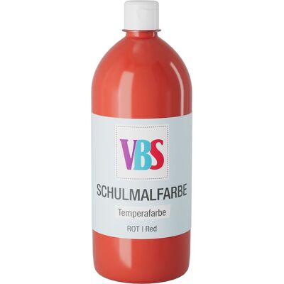 VBS Schulmalfarbe, 1000 ml - Rot VBS Schulmalfarbe, 1000 ml - Rot
