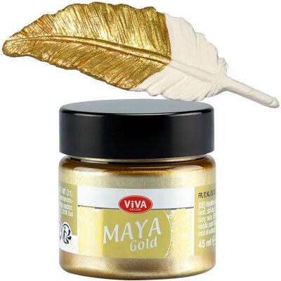 Viva Decor VIVA Maya Gold - Metallfarbe 45ml Viva Decor VIVA Maya Gold - Metallfarbe 45ml