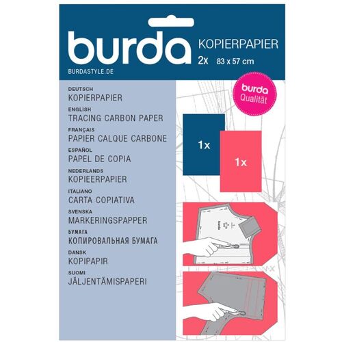 burda style Burda Kopierpapier Blau / Rot
