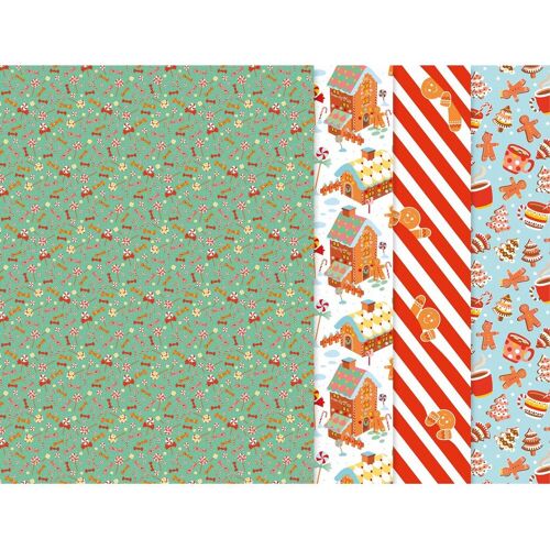 Décopatch Pocket Hot-Foil Collection Mix and Patch "Weihnachtsbäckerei"