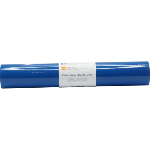 Europe Warehouse GmbH & Co. KG Selbstklebende Vinyl Folie Glänzend - Mittelblau
