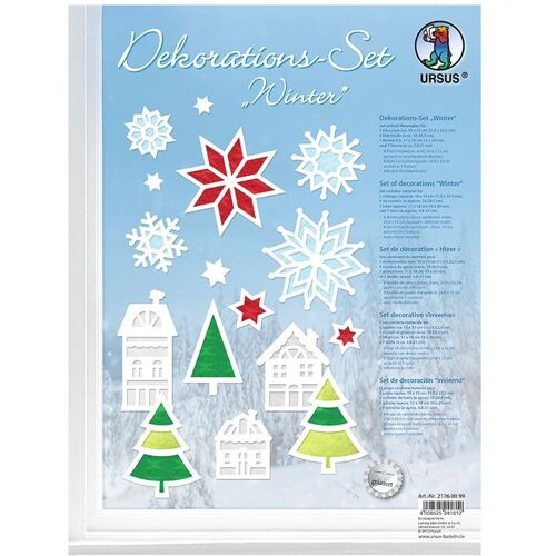 URSUS Fensterbilder "Winterzeit"