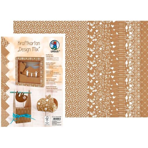 URSUS Kraftkarton "Design Mix"
