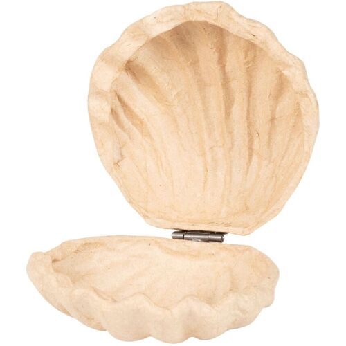 décopatch Muschelbox, Pappmaché