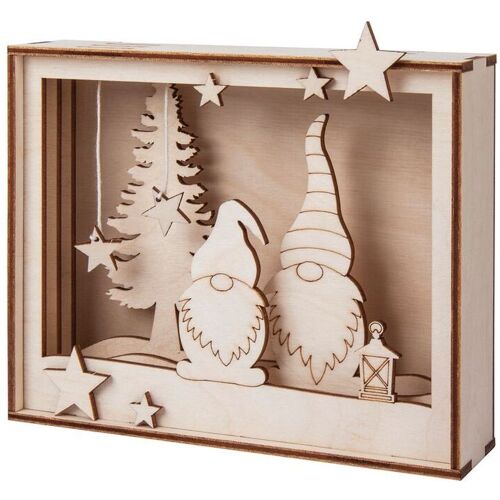 Rayher Holzbausatz Motivrahmen "Wichtel"