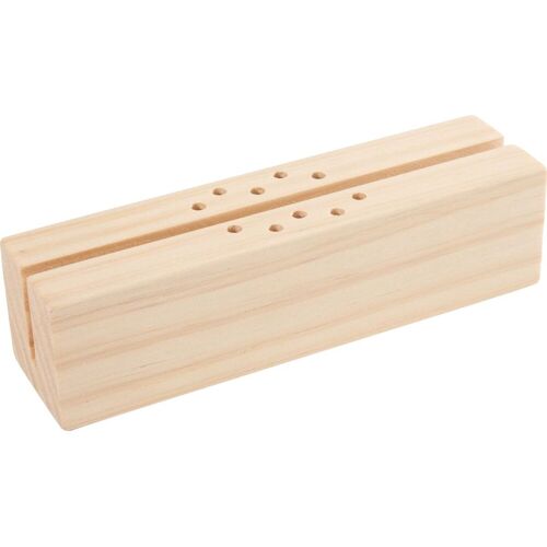 HALBACH Holzständer für Trockenblumen und Dekoring