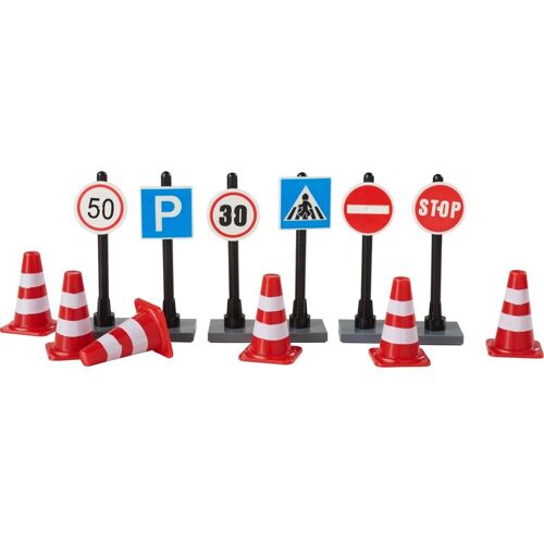HobbyFun Wichtel-Set "Pylonen & Verkehrsschilder"