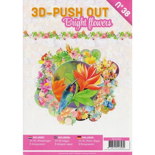 FINDit 3D-Stanzbogenbuch "Urban Flowers"