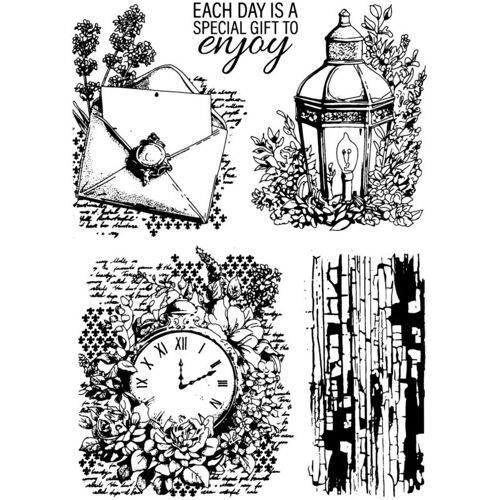 Ciao Bella Silikonstempel "Morning in Provence", Lavender Whispers