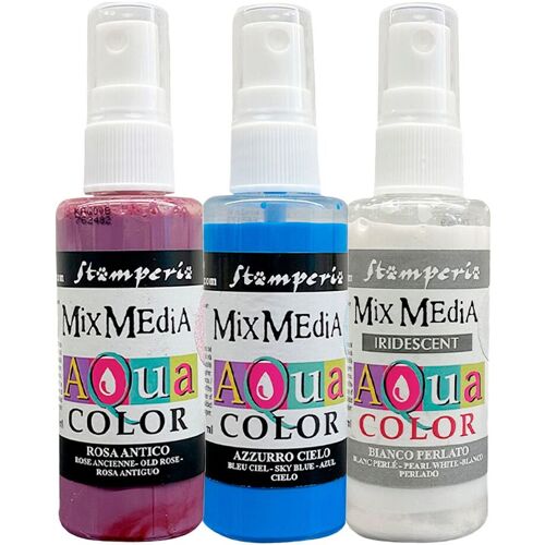 Stamperia Aquacolor "Lavender", 3er-Set