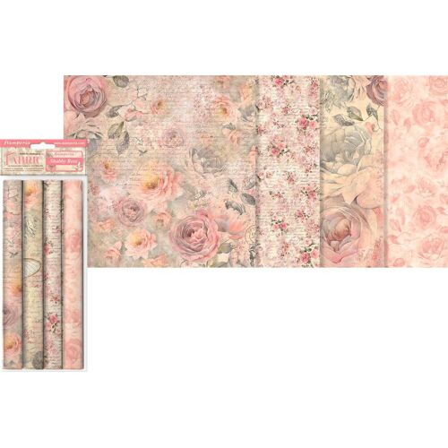 Stamperia Stoffpaket "Shabby Rose"