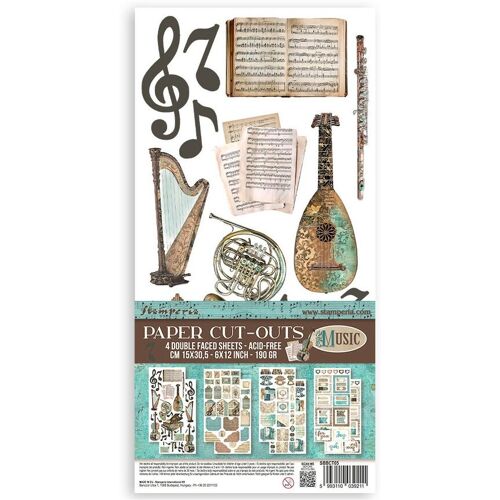 Stamperia Paper Cut-Outs "Music"