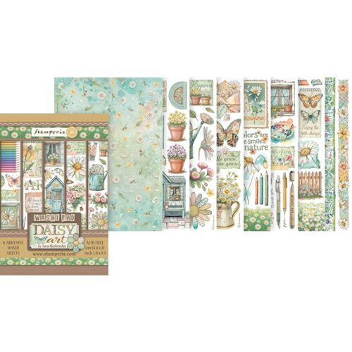 Stamperia Washi Pad "Daisy Art"