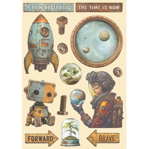 Stamperia Lasercut-Motive "A New Beginning"