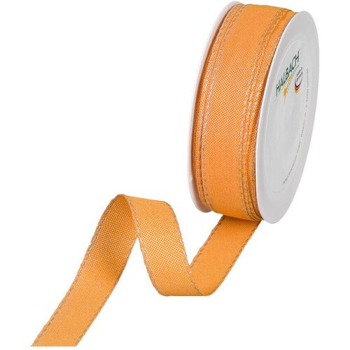 HALBACH Band mit Leinenkante - Orange