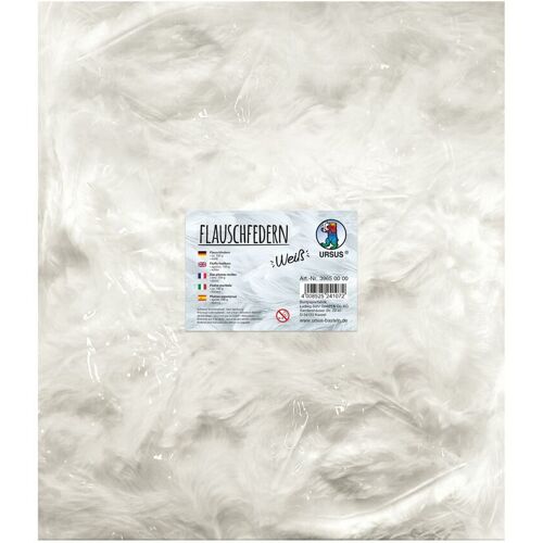 URSUS Flauschfedern, 100 g - Weiß