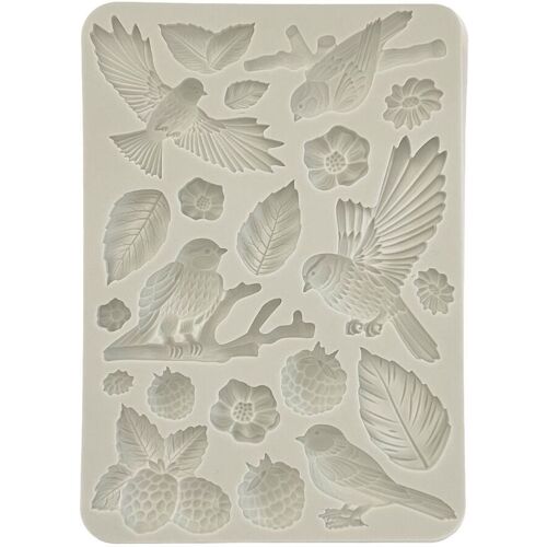 Stamperia Silikon Gießform "Forest" - Birds