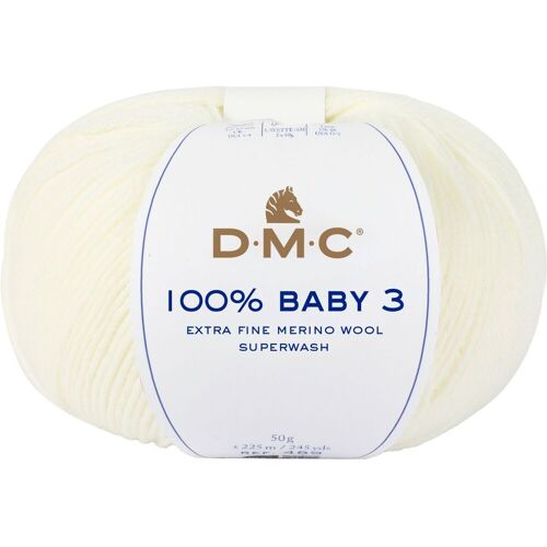 DMC 100 % Baby Merino - Farbe 01