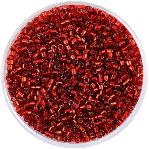 PRACHT Delica-Rocailles, Ø 2 mm - Rot