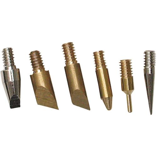 CREARTEC Brandmalerei Ersatz-Brennspitzen, 6er-Set