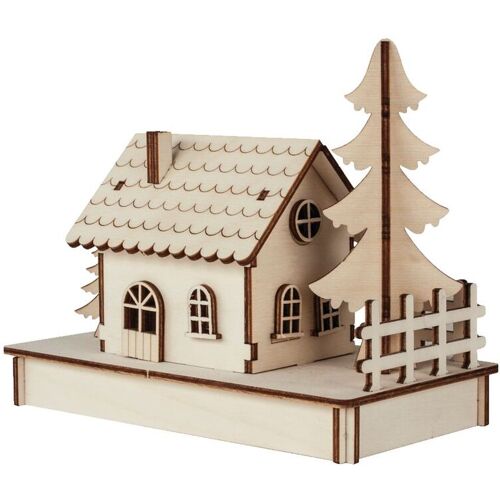 Rayher Holzbausatz "Lichterhaus"