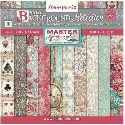 Stamperia Zauberhintergründe Scrapbook-Block Stamperia Zauberhintergründe Scrapbook-Block