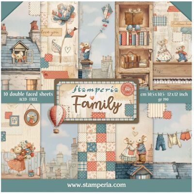 Stamperia Scrapbook-Block "Family" Stamperia Scrapbook-Block "Family"