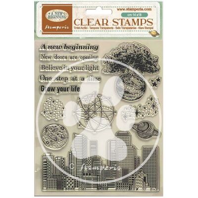 Stamperia Clear-Stamps "A New Beginning" Stamperia Clear-Stamps "A New Beginning"