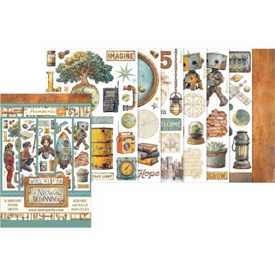 Stamperia Washi Pad "A New Beginning" Stamperia Washi Pad "A New Beginning"