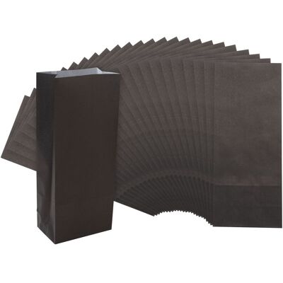 Rayher 67276576 Schwarze Papierbeutel - 25 Stück, 10x24x6cm - Lebensmittelecht Rayher 67276576 Schwarze Papierbeutel - 25 Stück, 10x24x6cm - Lebensmittelecht