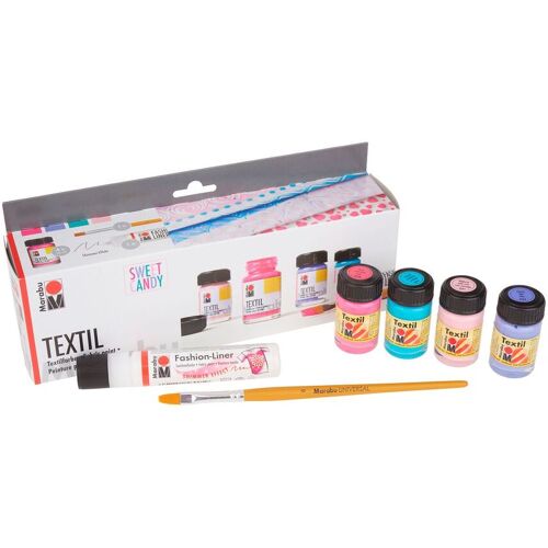 Marabu Textil-Set "Sweet Candy"
