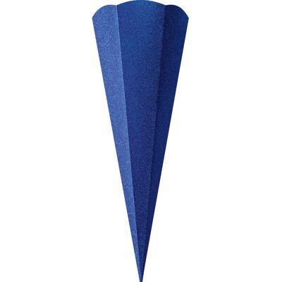 folia Schultüten-Rohling "Glitter" - Ultramarine folia Schultüten-Rohling "Glitter" - Ultramarine