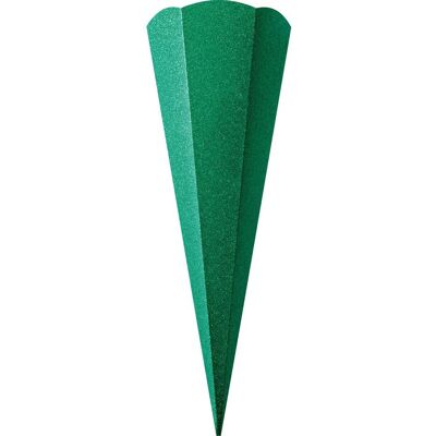 folia Schultüten-Rohling "Glitter" - Green folia Schultüten-Rohling "Glitter" - Green