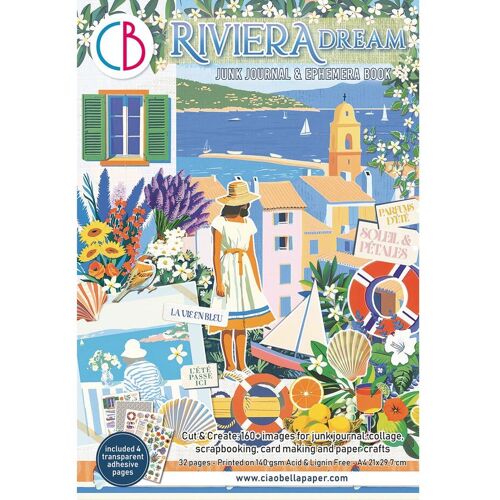 Ciao Bella Junk Journal & Ephemera Book "Riviera Dream"
