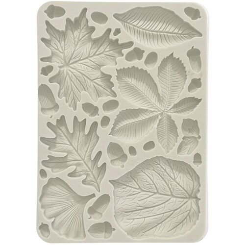 Stamperia Silikon Gießform "Forest" - Leaves