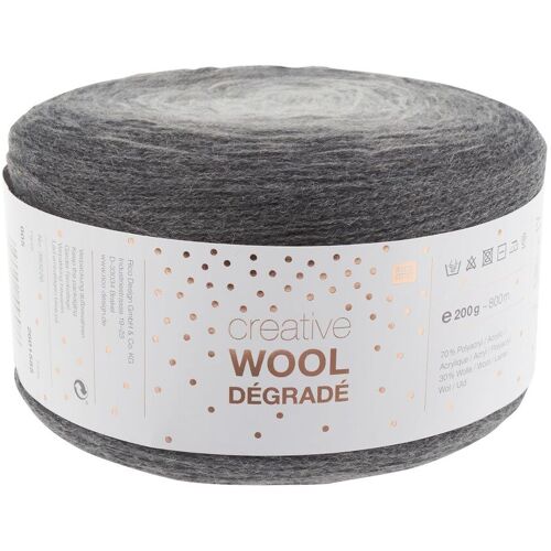 Rico Design Rico Creative Wool Dégradé - Grau