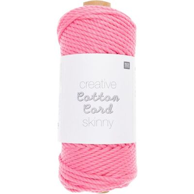 Rico Design Creative Cotton Cord Skinny - Pink Rico Design Creative Cotton Cord Skinny - Pink