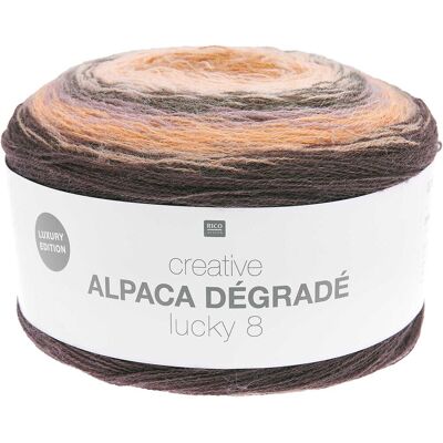 Rico Design - Rico Creative Alpaca Dégradé Lucky 8 - Pfirsich - Garn Rico Design - Rico Creative Alpaca Dégradé Lucky 8 - Pfirsich - Garn