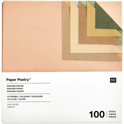 Rico Design Faltblätter "Duo Color" - Earthy Rico Design Faltblätter "Duo Color" - Earthy
