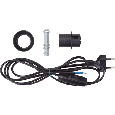 VBS Lampenanschlusskabel-Set E14, schwarz VBS Lampenanschlusskabel-Set E14, schwarz