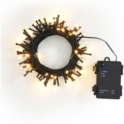 Outdoor Mini-LED-Lichterkette, 10 m, Grün, 100 LEDs Outdoor Mini-LED-Lichterkette, 10 m, Grün, 100 LEDs