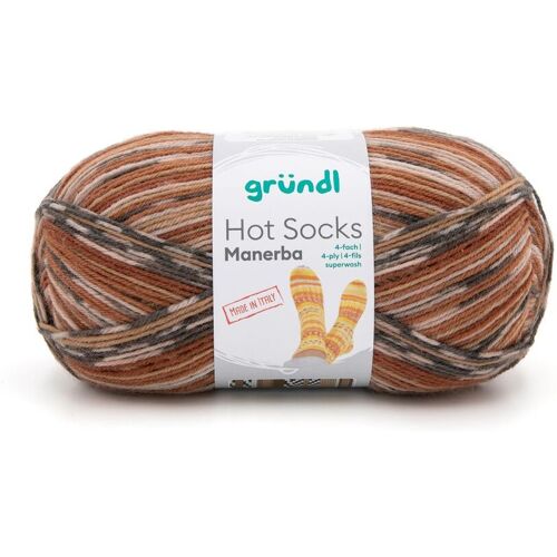 Gründl Hot Socks Manerba - Ockerbraun/Beige/Graubraun/Natur