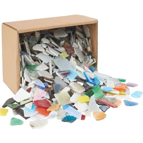 creativ company Bruchmosaik aus Glas, 2 kg, Stärke ca. 3 mm