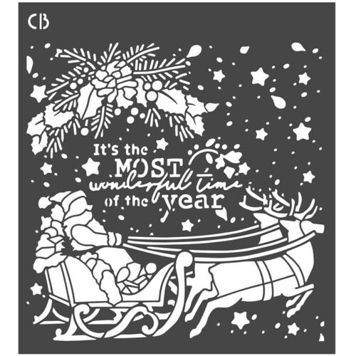 Ciao Bella Schablone "Wonderful time"