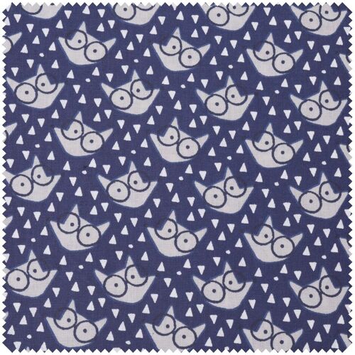 Baumwoll-Stoff "Eule Fauzy"