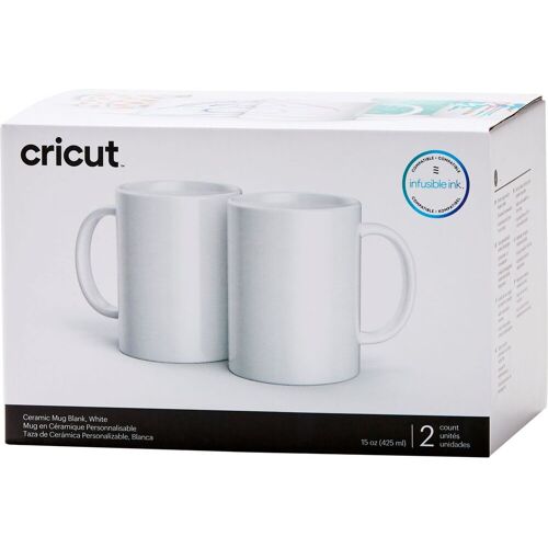 Cricut Tassen "Mug White", 425 ml - 2 Stück